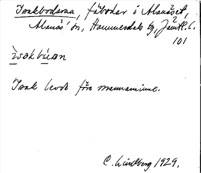 Bild på arkivkortet för arkivposten Isakbodarna