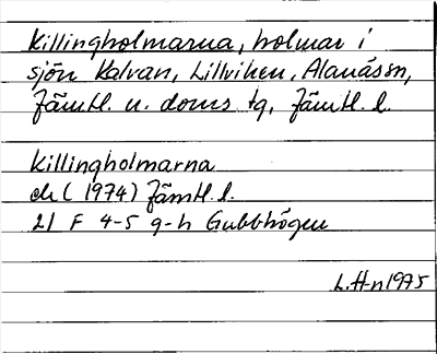 Bild på arkivkortet för arkivposten Killingholmarna