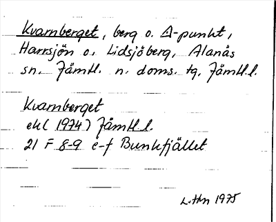 Bild på arkivkortet för arkivposten Kvarnberget