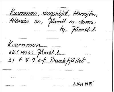 Bild på arkivkortet för arkivposten Kvarnmon