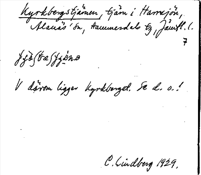 Bild på arkivkortet för arkivposten Kyrkbergstjärnen