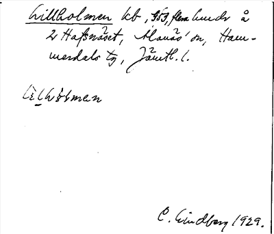 Bild på arkivkortet för arkivposten Lillholmen