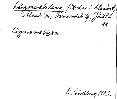 Bild på arkivkortet för arkivposten Långmarkbodarna