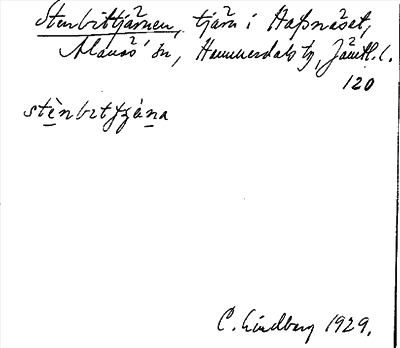 Bild på arkivkortet för arkivposten Stenbittjärnen
