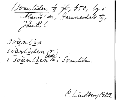 Bild på arkivkortet för arkivposten Svanliden