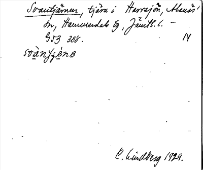 Bild på arkivkortet för arkivposten Svantjärnen