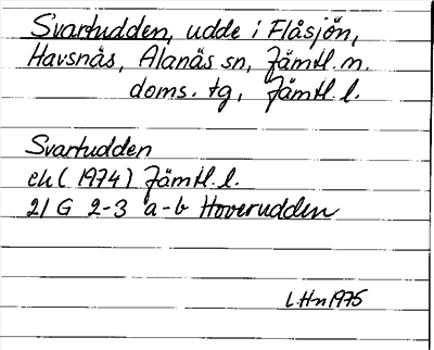 Bild på arkivkortet för arkivposten Svartudden