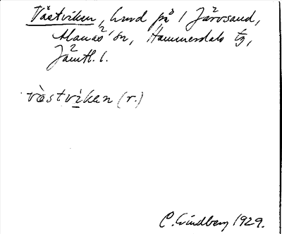 Bild på arkivkortet för arkivposten Västviken