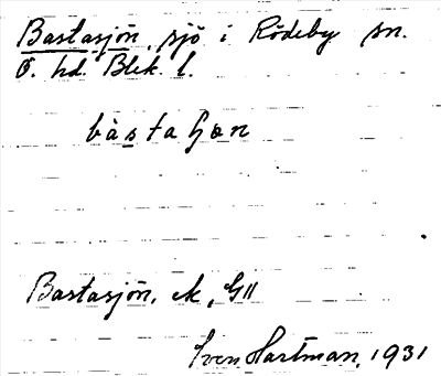 Bild på arkivkortet för arkivposten Bastasjön