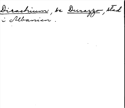 Bild på arkivkortet för arkivposten Dirachium, se Durazzo