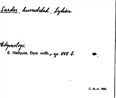 Bild på arkivkortet för arkivposten Sardes
