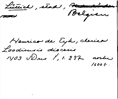 Bild på arkivkortet för arkivposten Lüttich