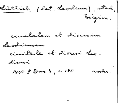 Bild på arkivkortet för arkivposten Lüttich