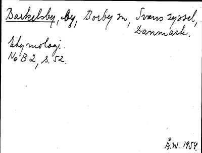 Bild på arkivkortet för arkivposten Barkelsby