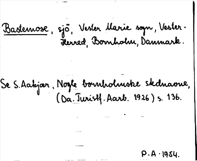 Bild på arkivkortet för arkivposten Bastemose