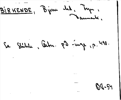 Bild på arkivkortet för arkivposten Birkende