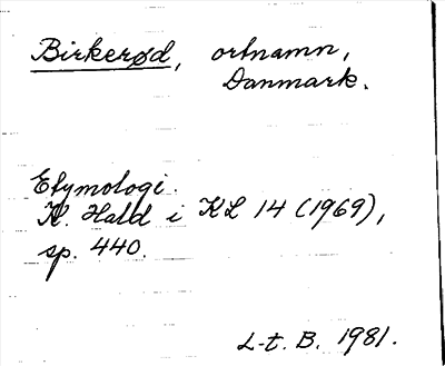 Bild på arkivkortet för arkivposten Birkerød