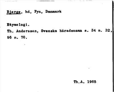 Bild på arkivkortet för arkivposten Bjerge