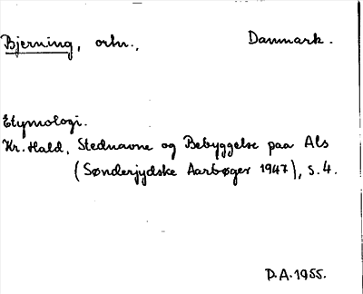 Bild på arkivkortet för arkivposten Bjerning