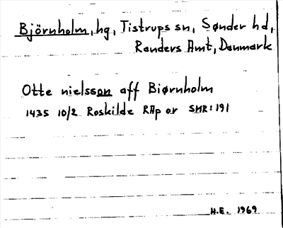 Bild på arkivkortet för arkivposten Björnholm