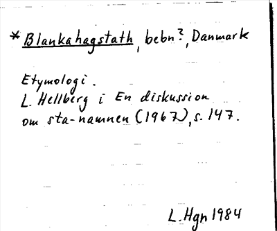 Bild på arkivkortet för arkivposten Blankahagstath