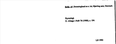 Bild på arkivkortet för arkivposten Bolle