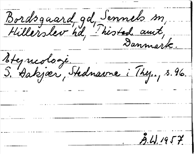 Bild på arkivkortet för arkivposten Bordsgaard