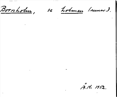 Bild på arkivkortet för arkivposten Bornholm, se Lolmen