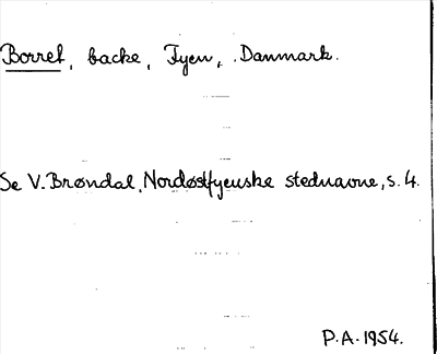 Bild på arkivkortet för arkivposten Borret