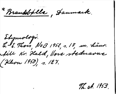 Bild på arkivkortet för arkivposten Brandsbølle