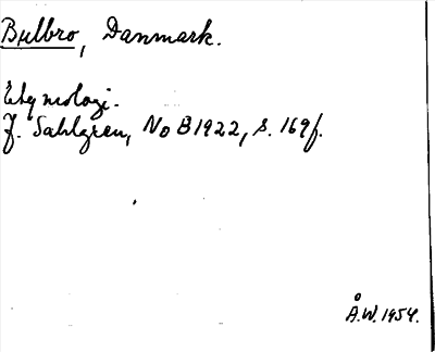 Bild på arkivkortet för arkivposten Bulbro