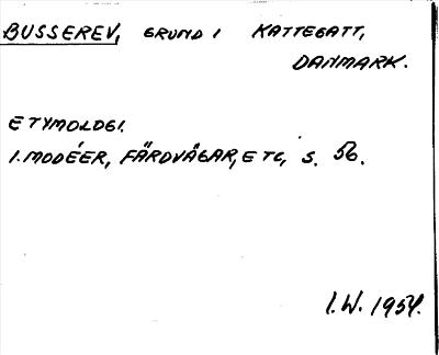 Bild på arkivkortet för arkivposten Busserev