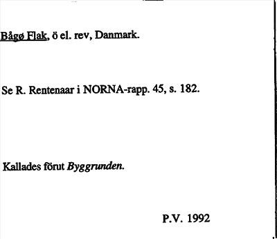 Bild på arkivkortet för arkivposten Bågø Flak