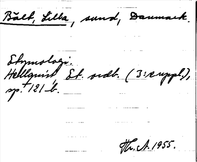 Bild på arkivkortet för arkivposten Bält, Lilla