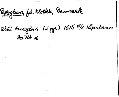 Bild på arkivkortet för arkivposten Børglum