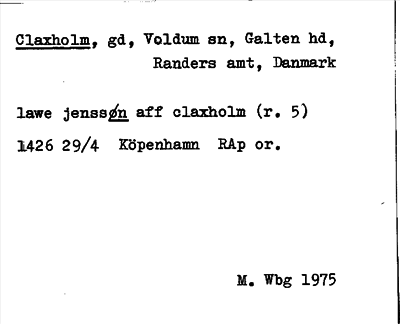 Bild på arkivkortet för arkivposten Claxholm