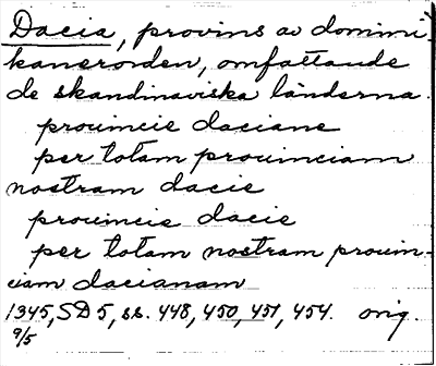 Bild på arkivkortet för arkivposten Dacia