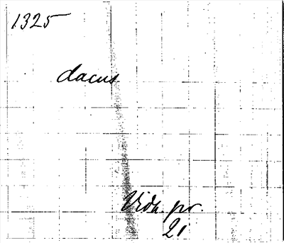 Bild på arkivkortet för arkivposten dacus