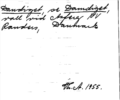 Bild på arkivkortet för arkivposten Dandiget, se Damdiget