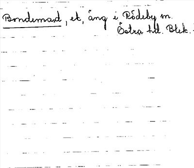 Bild på arkivkortet för arkivposten Bondemad