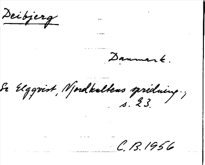 Bild på arkivkortet för arkivposten Deibjerg