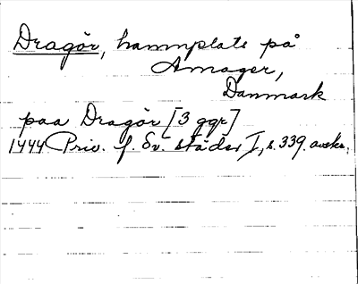 Bild på arkivkortet för arkivposten Dragör