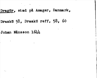 Bild på arkivkortet för arkivposten Dragör