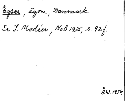 Bild på arkivkortet för arkivposten Egser