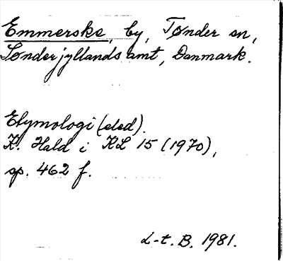 Bild på arkivkortet för arkivposten Emmerske