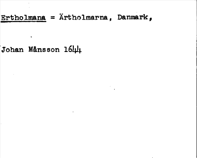 Bild på arkivkortet för arkivposten Ertholmana