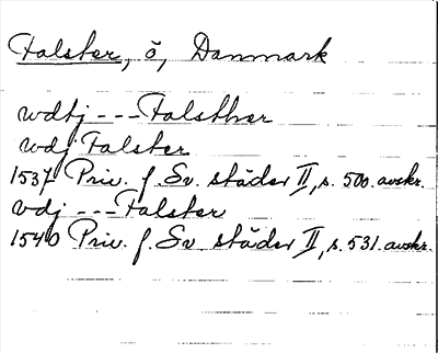 Bild på arkivkortet för arkivposten Falster