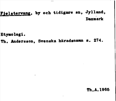 Bild på arkivkortet för arkivposten Fjelstervang
