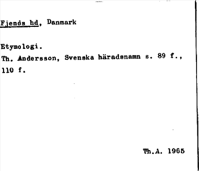 Bild på arkivkortet för arkivposten Fjends härad