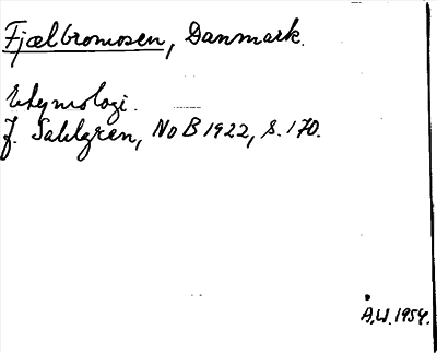Bild på arkivkortet för arkivposten Fjælbromosen